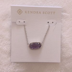 KENDRA SCOTT Elisa Pendant Necklace in Amethyst (BRAND NEW) comes with box.